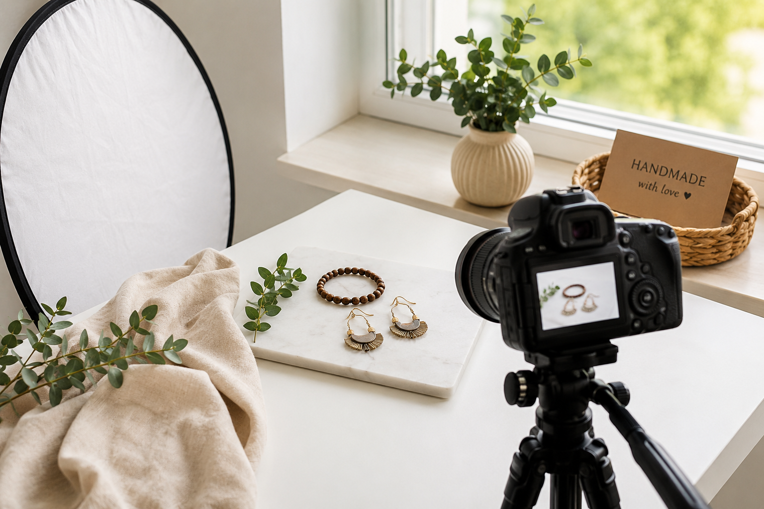 How to Take Professional Handmade Product Photos at Home